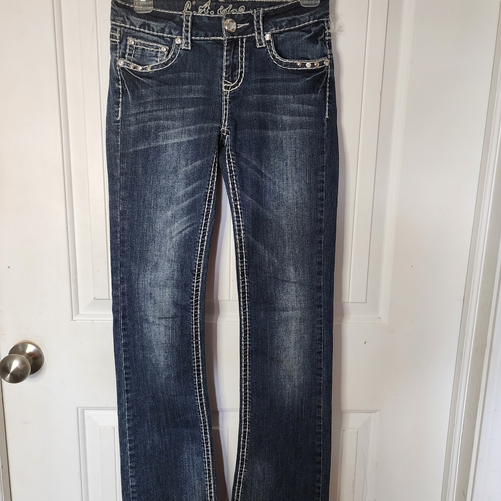 L.A. Idol Dark Blue Boot Cut Jeans